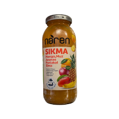 Naren %100 Sıkma Mango Muz Ananas Portakal Elma 250 Ml