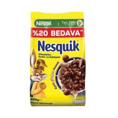 Nestle Nesquik Mısır Gevreği 450 Gr %20 Bedava