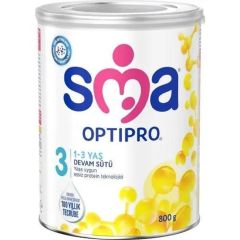 SMA Optipro Probiyotikli 3 800 gr 1-3 Yaş Devam Sütü