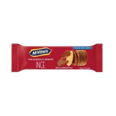 Ülker Mcvities İnce Tam Buğdaylı Sütlü Çikolatalı Bisküvi 93 Gr