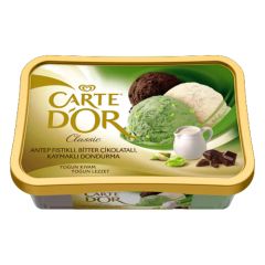 Algida Carte d'Or Classic Bitter Çikolata - Kaymak - Antep Fıstığı Dondurma 925 ml