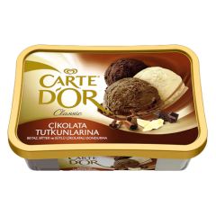 Algida Carte d'Or Classic Çikolata Tutkunlarına Dondurma 925 ml