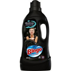 Bingo Siyah Sıvı Bakım Çamaşır Deterjanı 2 Lt
