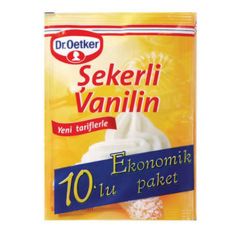 Dr.Oetker Şekerli Vanilin/Vanilya 10'lu 50 g