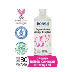 Ecos3 Organik Bebek Çamaşır Temizleyici (1000 ml - 30 Yıkama)