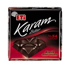 Eti Karam %54 Kakaolu Bitter Çikolata 60 g