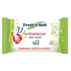 Fresh'n Soft Antibakteriyel Islak Mendil 60'lı