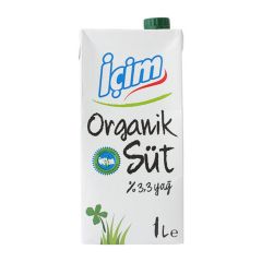 İçim Organik Süt Yağlı 1 lt