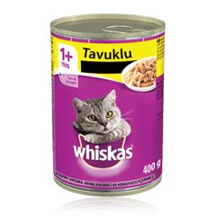 Whiskas Konserve Erişkin Tavuklu Kedi Maması 400 g