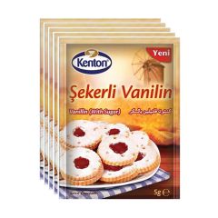 Kenton Şekerli Vanilin/Vanilya 5'li Paket