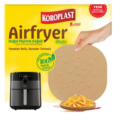 Koroplast Airfryer Pişirme Kağıdı Doğal