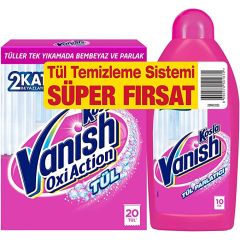 Vanish Tül Temizleyici (450 Gr Tül Toz + 450 Gr Parlatıcı)