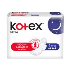 Kotex Ultra Hijyenik Ped Gece 6 Ped