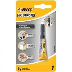 BIC Fix Strong Süper Güçlü Japon Yapıştırıcısı 3 gr 1’li Blister 901758