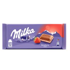 Milka Çilekli Yoğurtlu Tablet Çikolata 100 g