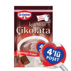 Dr.Oetker Sıcak Çikolata 4'lü Poşet 112 g