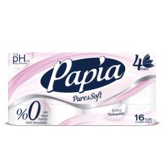 Papia Tuvalet Kağıdı 4 Katlı 16 Lı
