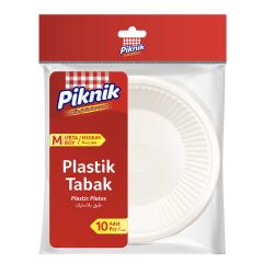 Piknik 1493-P Plastik Tabak 10 Lu Orta