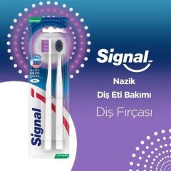 Signal Nazik Diş Eti Yumuşak Fırça 1+1