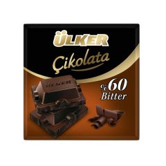 Ülker Çikolata Bitter %60 Kare 60 g
