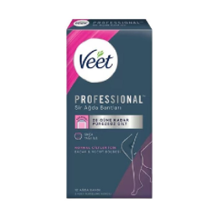 Veet Ağda Bandı Professional Normal Ciltler İçin Shea Yağı Ve Kırmızı Meyveler 12'li