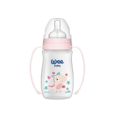 Wee Baby Klasik Plus Geniş Ağızlı Kulplu Biberon 250 ml