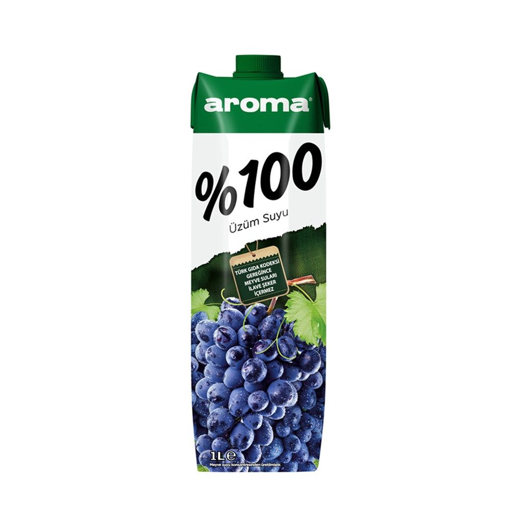 Aroma %100 Üzüm Suyu 1 Lt