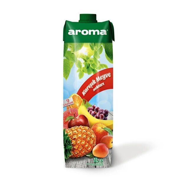 Aroma A+C+E Vitaminli Karışık Meyve Nektarı 1 Lt