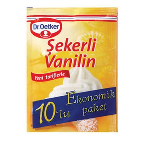 Dr.Oetker Şekerli Vanilin/Vanilya 10&#039;lu 50 g